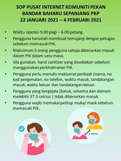 SOP PUSAT INTERNET KOMUNITI PEKAN BANDAR BAHARU